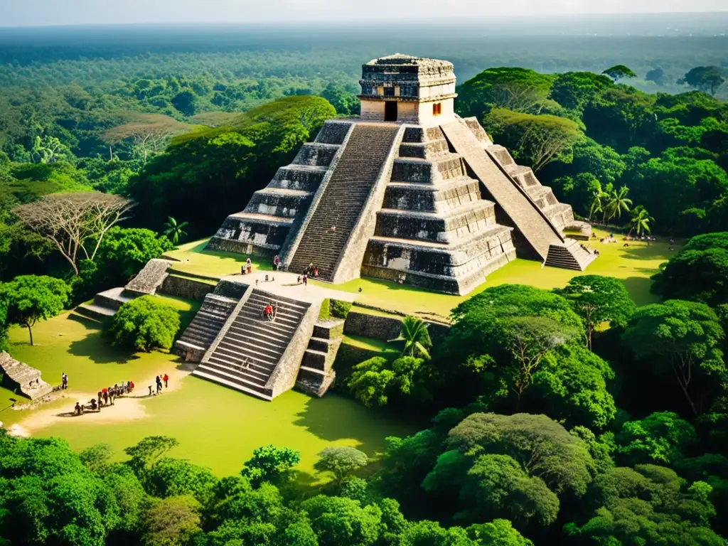 Excavación meticulosa de pirámide maya revela antiguo misterio Expedición arqueológica descubre antigua civilización maya entre la exuberante selva