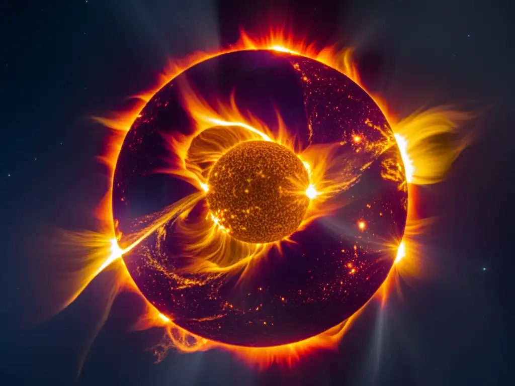 Erupción solar: energía impactante en alta resolución Una asombrosa erupción solar con impacto en tormentas solares en la Tierra, capturada en alta resolución