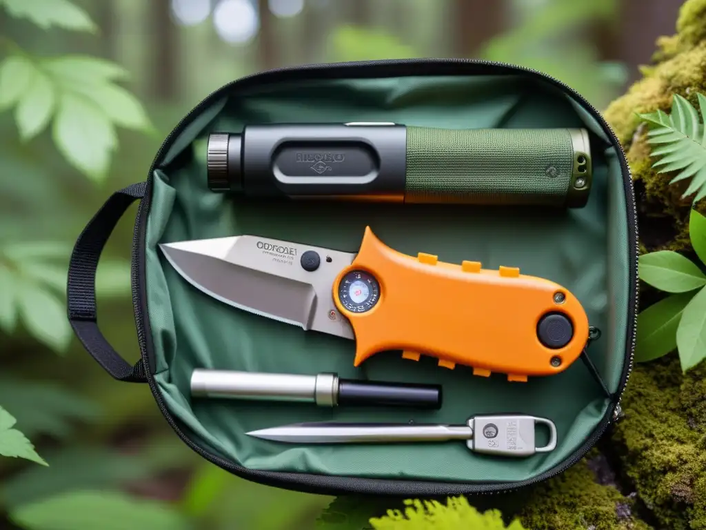 Una herramienta multifunción para la exploración en la naturaleza, con la belleza salvaje de la vida al aire libre