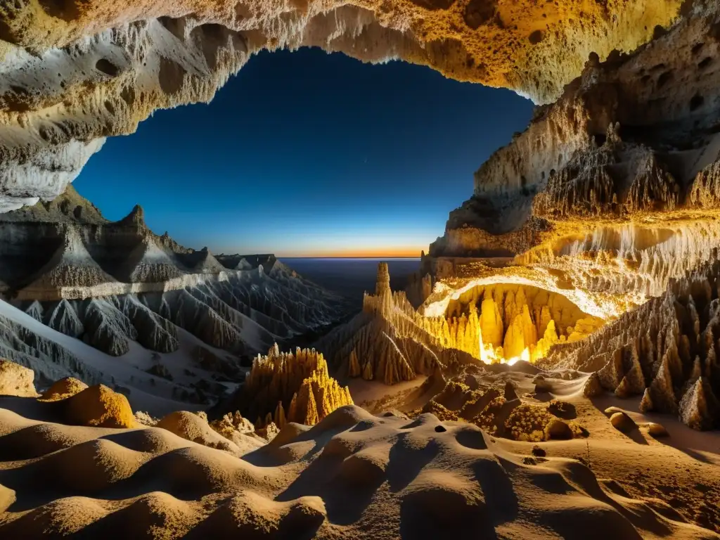 Maravillas subterráneas en Carlsbad Caverns, Nuevo México Explora las maravillas naturales formaciones subterráneas en Carlsbad Caverns, Nuevo México
