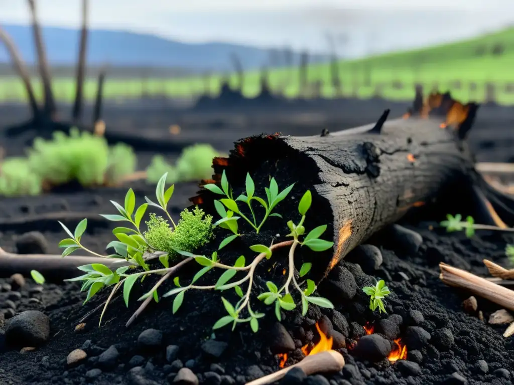 Renacimiento de la biodiversidad tras el impacto de incendios forestales