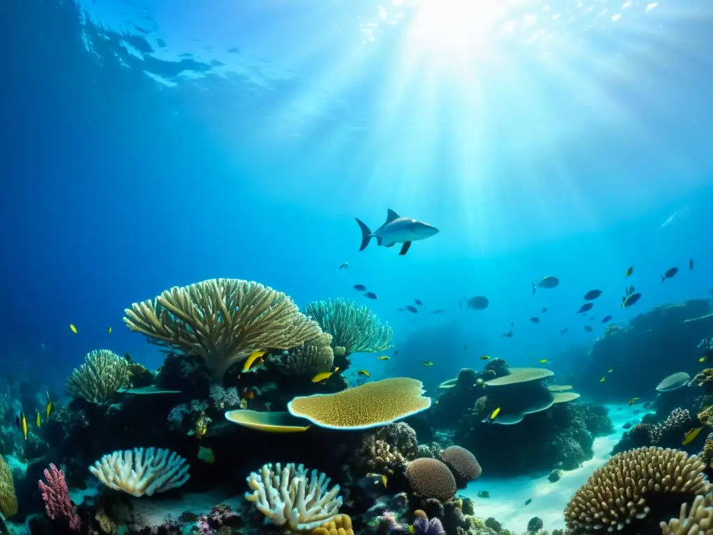 Maravillosos arrecifes de coral: vida y color en el océano Vibrante ecosistema marino con impacto del calentamiento oceánico, reflejando la belleza y fragilidad de los arrecifes de coral