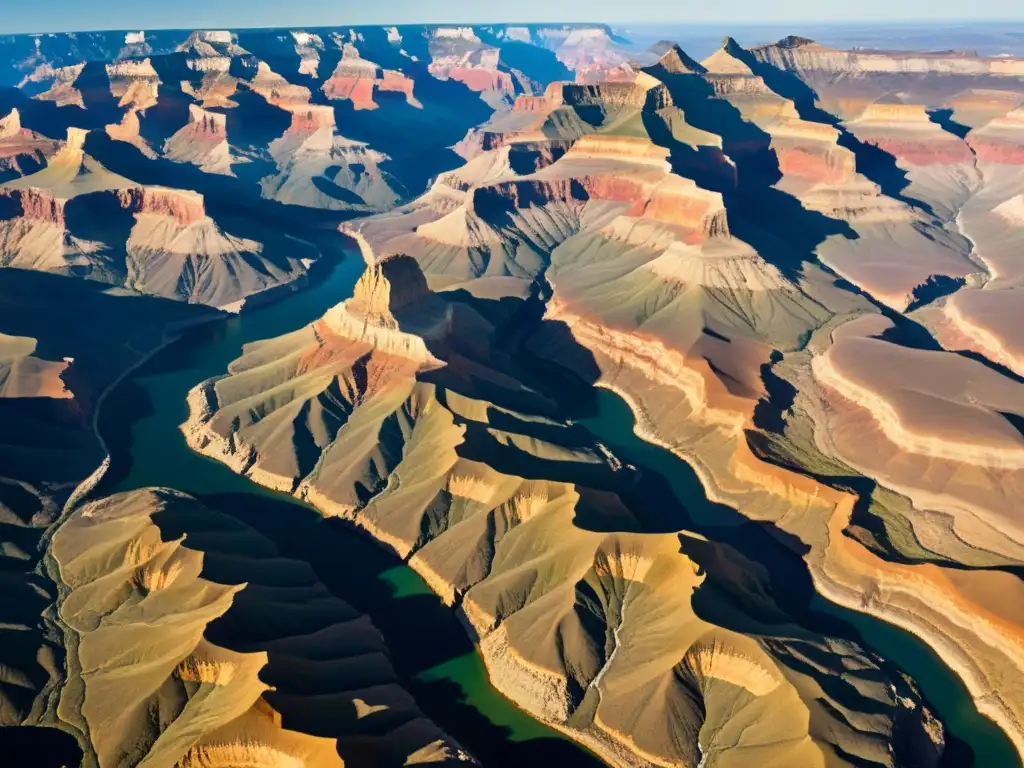Espectacular erosión montañosa: creación y destrucción geológica Vista aérea de una imponente cordillera, donde los procesos de erosión y renovación geológica son evidentes en el paisaje montañoso
