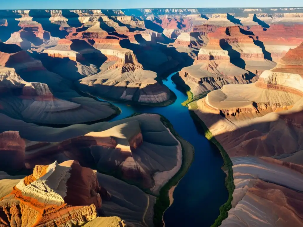 Cañón erosionado: paisaje dramático en 8k Vista impresionante de un cañón erosionado con capas de roca sedimentaria en tonos terrosos